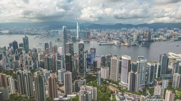 Hongkong Mit Panoramablick Und Vielfältigen Attraktionen Juni 2023 — Stockfoto