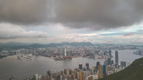 2022年5月26日香港及九龙的城市景观 — 图库照片