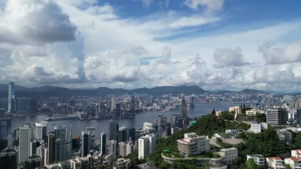 Elevadores Arranha Céus Victoria Peak Hong Kong Junho 2023 — Vídeo de Stock