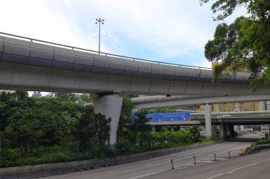 Chatham Yolu 'ndaki otoyol, Hong Kong Temmuz 12023