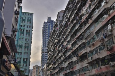 Temmuz 12023, To Kwa Wan 'daki binaların manzarası.