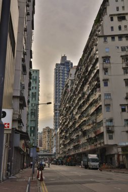 Temmuz 12023, To Kwa Wan 'daki binaların manzarası.