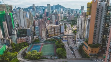 Tsing Chau Sokağı Oyun Bahçesi, Hong Kong, Temmuz 12023