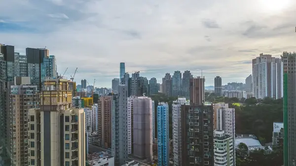 stock image an view of Buildings in To Kwa Wan, July 1 2023