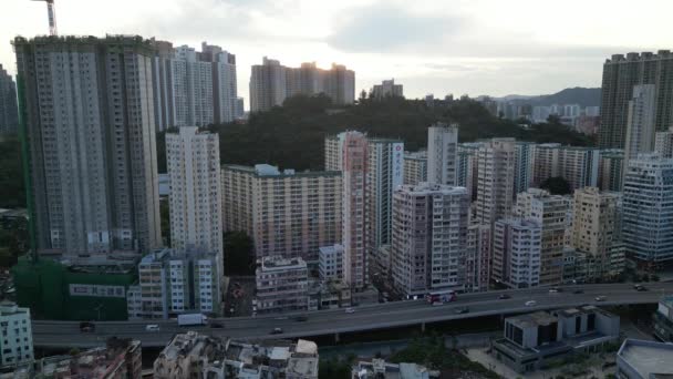 Chatham Road Hung Hom Kowloon Julio 2023 — Vídeos de Stock