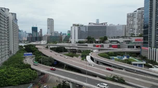 香港红坑绕道公路 2023年7月1日 — 图库视频影像