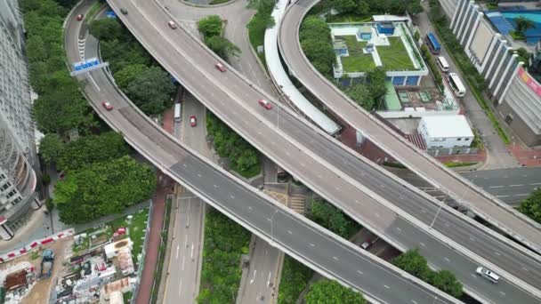 Highway Hung Hom Bypass Hong Kong July 2023 — Stock Video