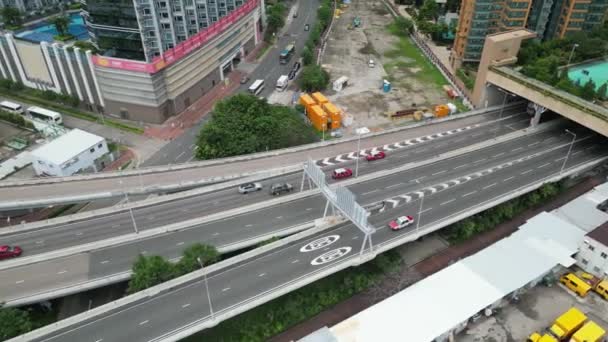 Die Autobahn Hung Hom Bypass Hongkong Juli 2023 — Stockvideo