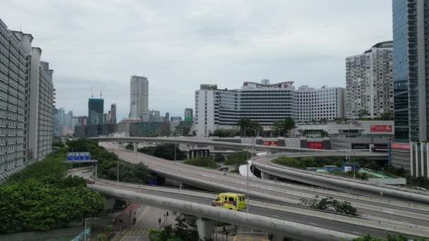 高速道路ホン ホムバイパス香港 2023年7月1日 — ストック動画
