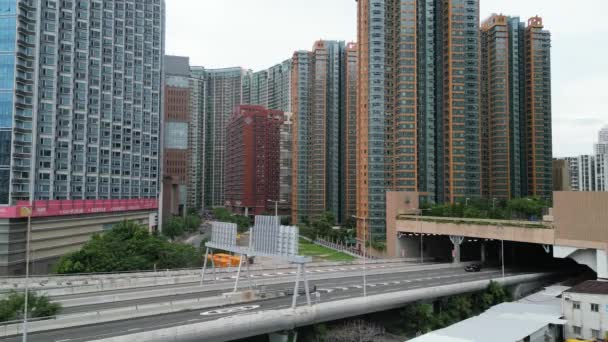 Αυτοκινητόδρομος Hung Hom Bypass Χονγκ Κονγκ Ιουλίου 2023 — Αρχείο Βίντεο