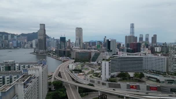 Autostrada Hung Hom Bypass Hong Kong Luglio 2023 — Video Stock