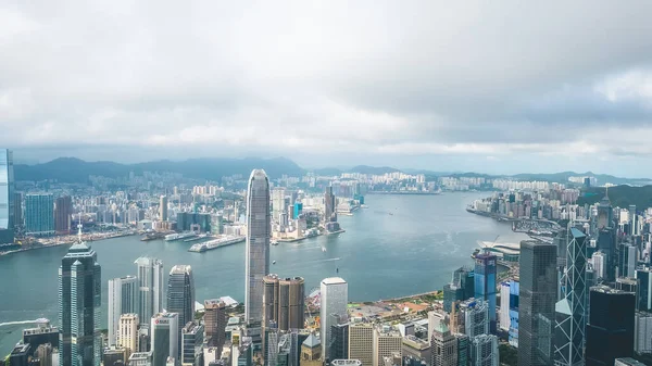 位于香港岛中部的分区 2023年7月4日 — 图库照片