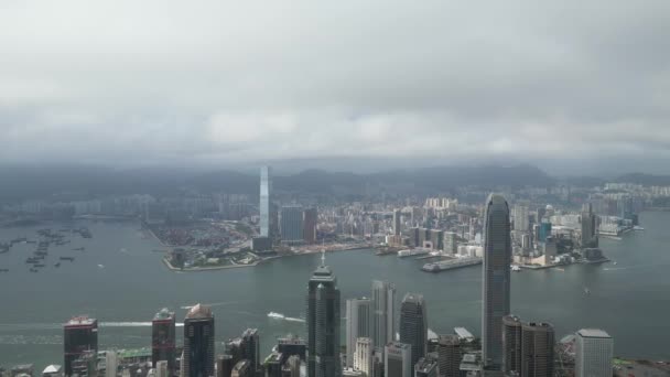 香港島の中央部に位置する地区 2023年7月4日 — ストック動画