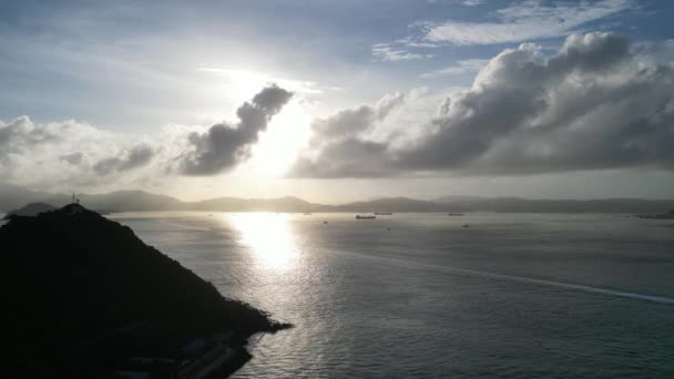 Yeşil Ada Temmuz 2023 Hong Kong Bulunan Resim Gibi Bir — Stok video