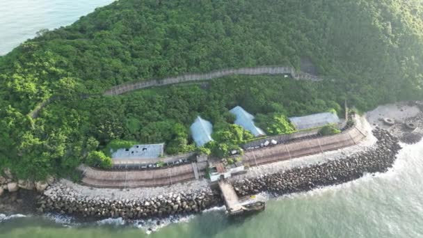 Green Island Malebný Ostrov Hong Kongu Července 2023 — Stock video