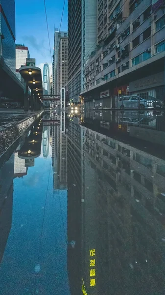 stock image the reflection Tram cross Shuitai, July 4 2023