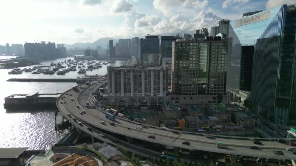 Kwun Tong Bypass Hong Kong Julho 2023 — Vídeo de Stock