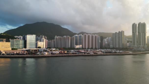 Sam Tsuen Tayfun Sığınağı Hong Kong Temmuz 2023 — Stok video