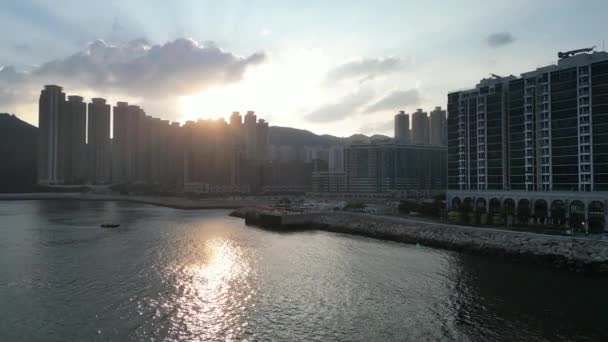 Tseung Kwan Waterfront Park Hongkong Juli 2023 — Stockvideo