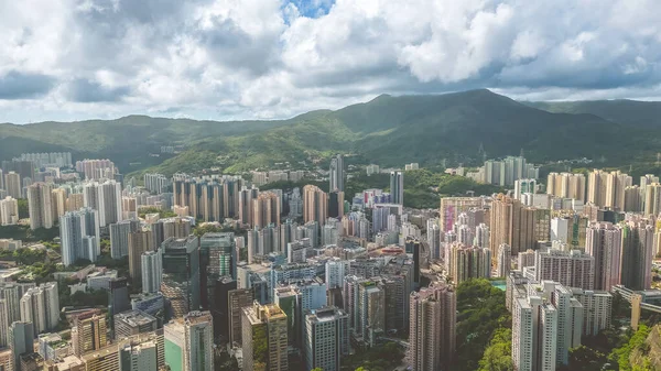Περιφέρεια Kwai Tsing Και Περιφέρεια Tsuen Wan Στο Χονγκ Κονγκ — Φωτογραφία Αρχείου
