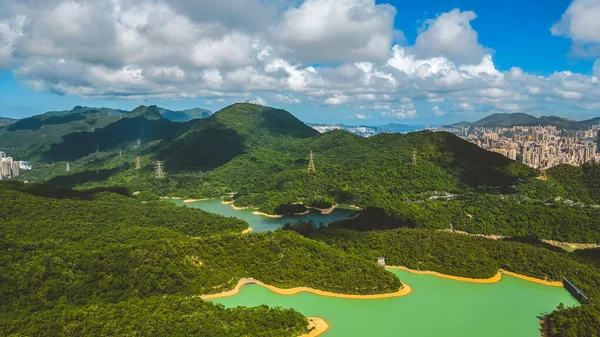 Harmonia Das Paisagens Urbanas Naturais Hong Kong Julho 2023 — Fotografia de Stock