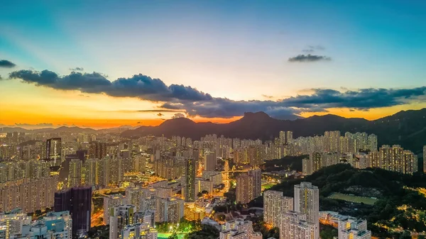 Stock image July 12 2023 Breathtaking panoramic view of Kowloon from Ping Shan