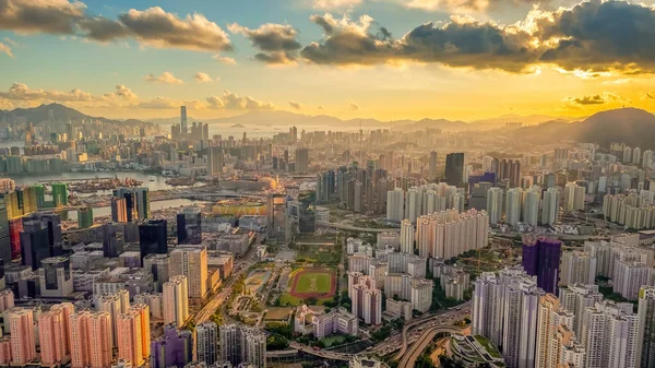 Propriedade Baía Kowloon Hong Kong 2023 Julho — Fotografia de Stock