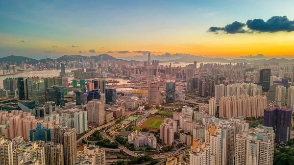 Proprietatea Din Golful Kowloon Hong Kong Iulie 2023 — Fotografie, imagine de stoc