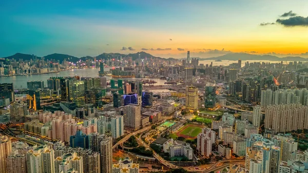 Finca Bahía Kowloon Hong Kong Julio 2023 — Foto de Stock