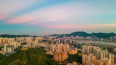 Shum Wan Shan Hong Kong manzarası, 12 Temmuz 2023