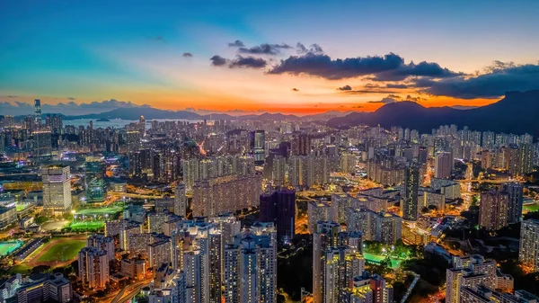 Поместье Бухте Коулун Гонконг Июля 2023 Года — стоковое фото