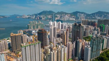 Vibrant Hung Hom, Hong Kong 'un hareketli bir bölgesi, 14 Temmuz 2023