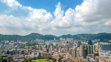 Kowloon Şehri Bölgesi, 14 Temmuz 2023 'te Hong Kong' un kalbinde eklektik bir mahalle.