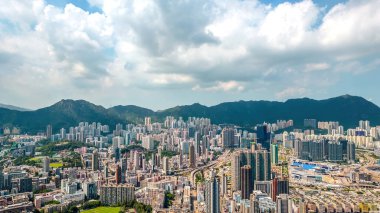 Kowloon Şehri Bölgesi, 14 Temmuz 2023 'te Hong Kong' un kalbinde eklektik bir mahalle.