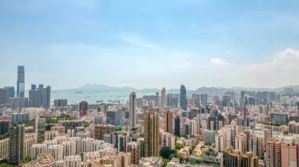 stock image a west of Kowloon Peninsula, vibrant neighborhood July 14 2023