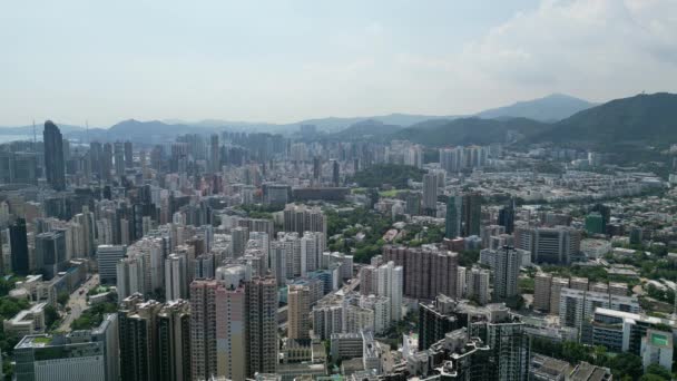 Oszałamiający Krajobraz Półwyspu Kowloon Hong Kong Lipca 2023 — Wideo stockowe