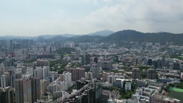 Kowloon City District Barrio Ecléctico Corazón Hong Kong Julio 2023 — Vídeo de stock