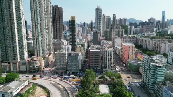 王子エドワードイーストハイウェイ 香港の重要な交通動脈 7月14 2023 — ストック動画