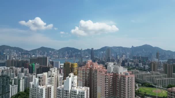 Man Tin Kowloon Daki Manzarası Temmuz 2023 — Stok video