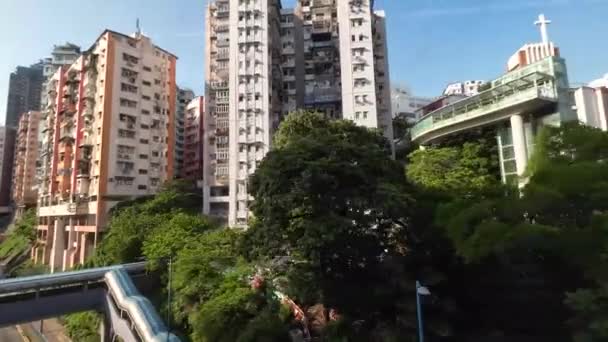 Subway View Kwun Tong District Hong Kong Július 2023 — Stock videók