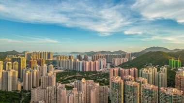 Yeni Hong Kong kasabası, Tseung Kwan. 20 Temmuz 2023.