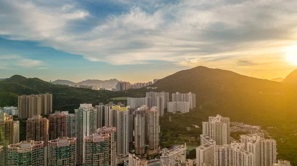 Yeni Hong Kong kasabası, Tseung Kwan. 20 Temmuz 2023.