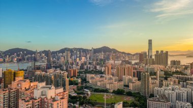 Kowloon ve Hong Kong şehri, 22 Temmuz 2023