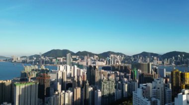 Kowloon ve Hong Kong şehri, 22 Temmuz 2023.
