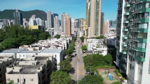 2023年7月22日 香港の多様で活気に満ちた地区 コウロンシティ地区 — ストック動画