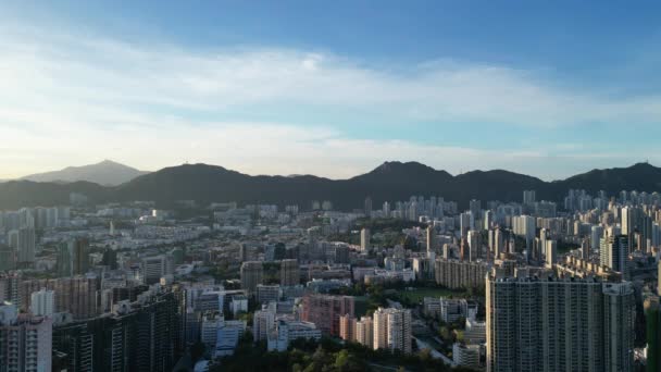 Naar Kwa Wan Kowloon Stad Distric Juli 2023 — Stockvideo