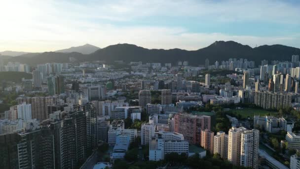 Naar Kwa Wan Kowloon Stad Distric Juli 2023 — Stockvideo
