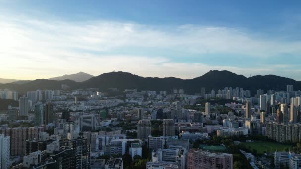 Kwa Wan Città Kowloon Distric Luglio 2023 — Video Stock