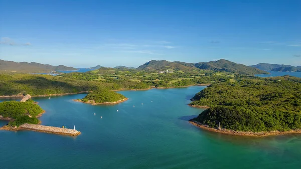 stock image The bay and shores of Sai Kung, hk, July 24 2023