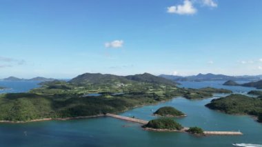 Sam Nga Hau körfezi ve kıyıları, Hong Kong, 24 Temmuz 2023.
